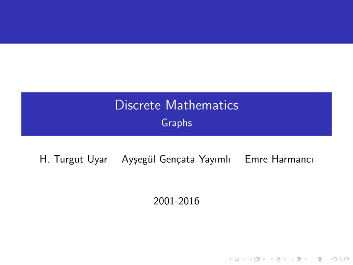 discrete mathematics