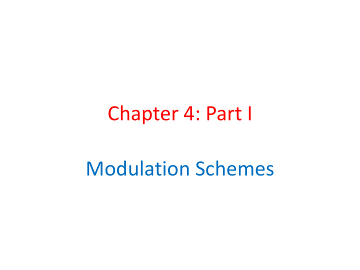 chapter 4 part i modulation schemes line codes nrz and rz