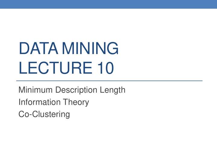 data mining