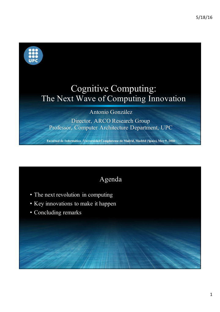 cognitive computing