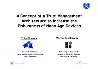 Motivation  Problem Statement  Related work  The SMART Approach  Lack of