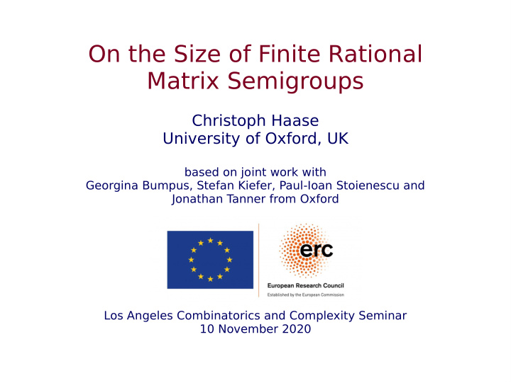 on the size of finite rational matrix semigroups