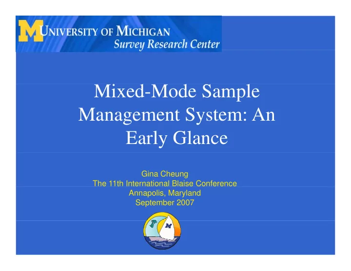 mixed mode sample i d d l management system an management