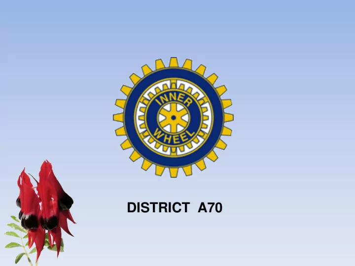 district a70 inner wheel