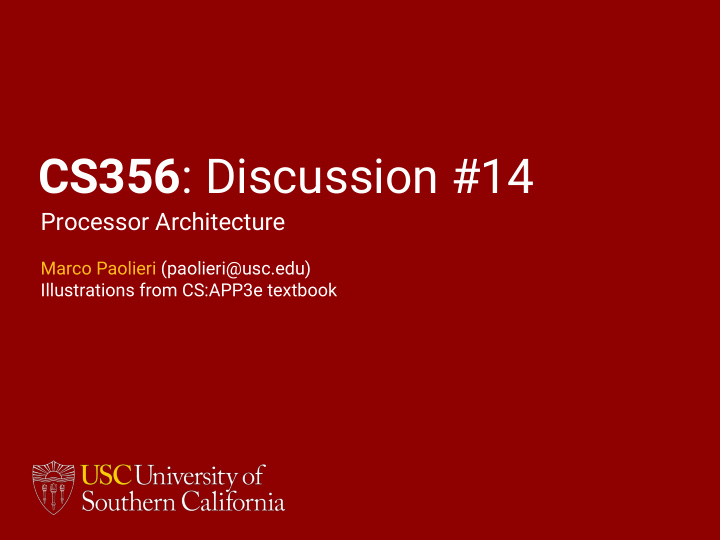 cs356 discussion 14