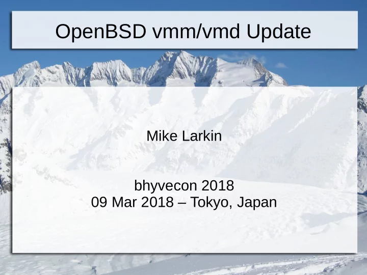 openbsd vmm vmd update