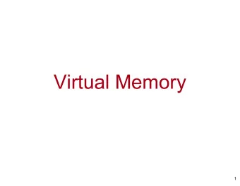Virtual Memory  1 L earning to Play Well With Others  (Physical) Memory  malloc(0x20000)  0x10000