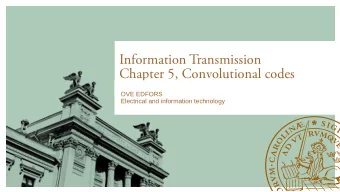 I  n  f  o  r  m  a  t  i  o  n  T  r  a  n  s  m  i  s  s  i  o  n  C  h  a  p  t  e  r  5  ,  C