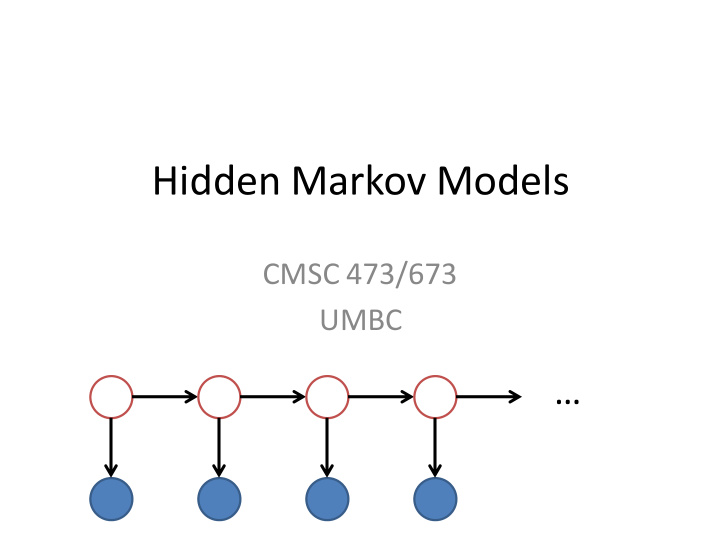 hidden markov models