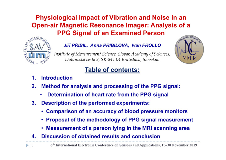 physiological impact of vibration and noise in an open