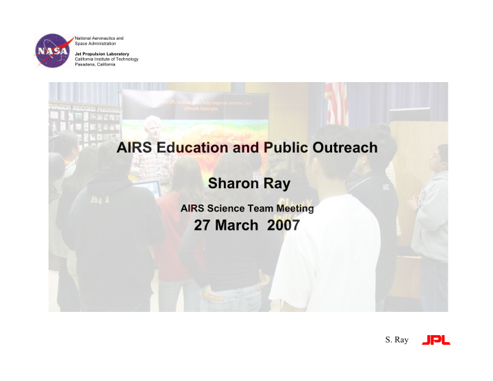 airs education and public outreach sharon ray