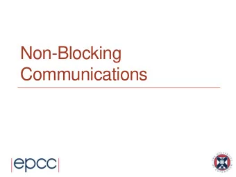 Communications  Deadlock  1  2  5  3  4  0  Communicator  2  Completion  The mode of a