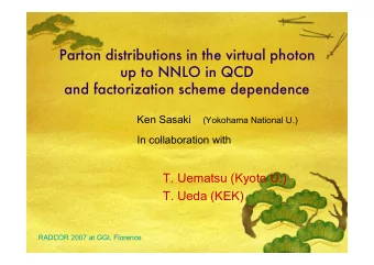 Parton distributions in the virtual photon  up to NNLO in QCD  and factorization scheme dependence