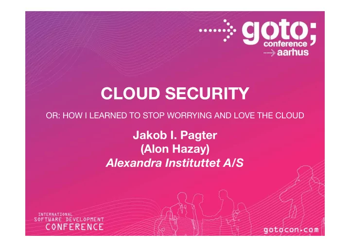 cloud security