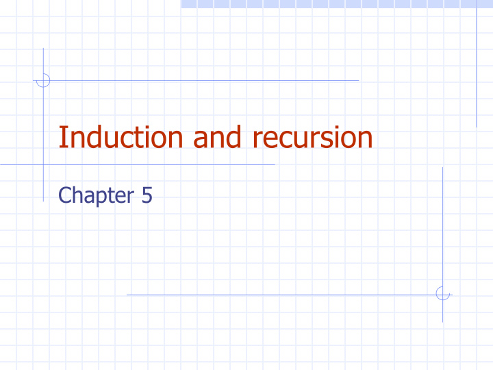 induction and recursion