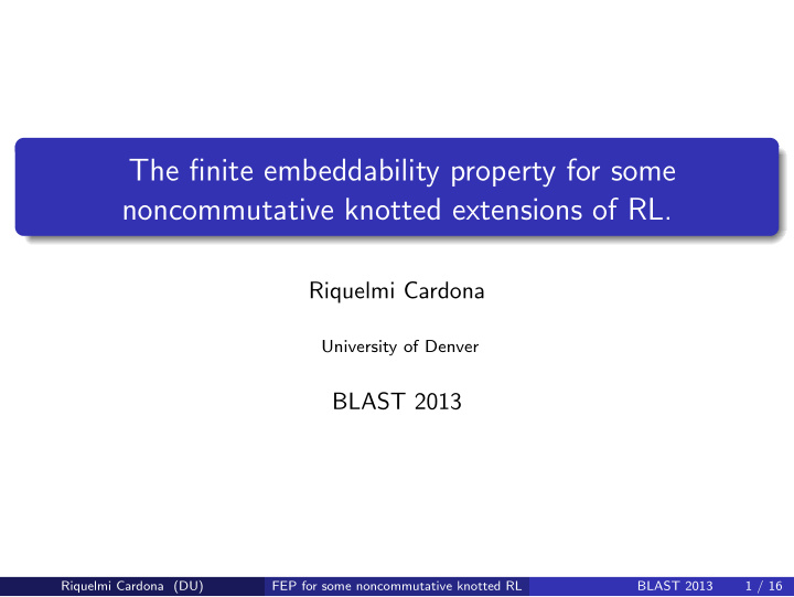 the finite embeddability property for some noncommutative