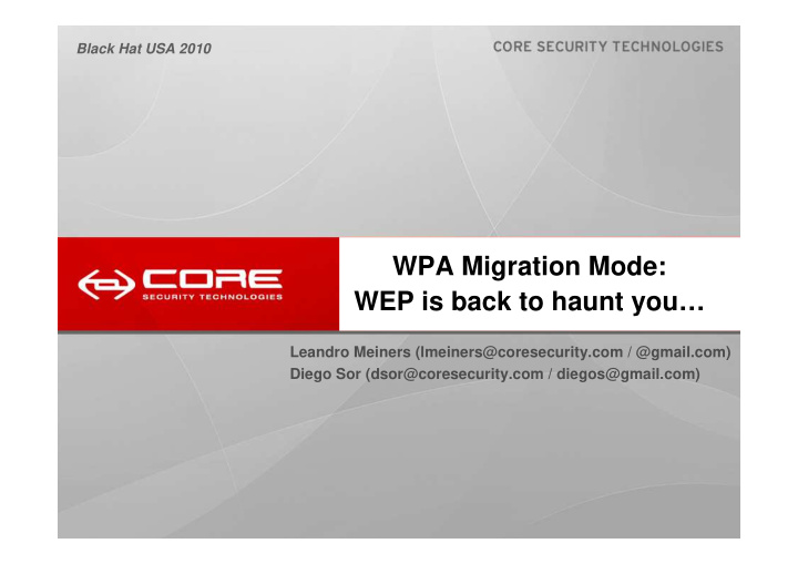 wpa migration mode wep is back to haunt you