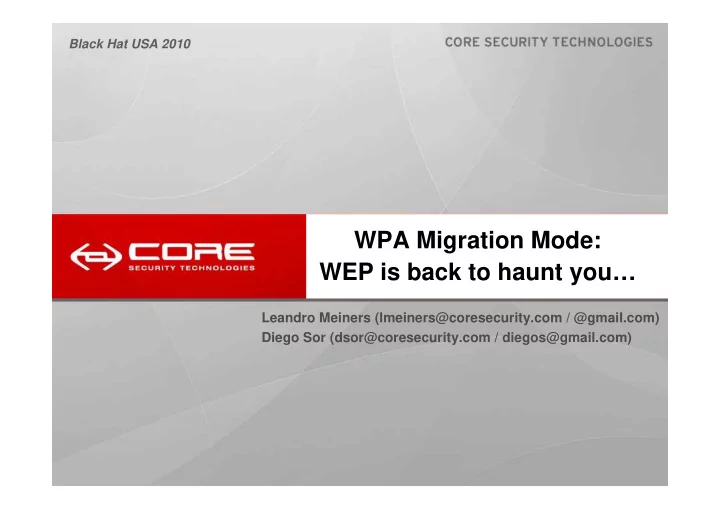 wpa migration mode wep is back to haunt you