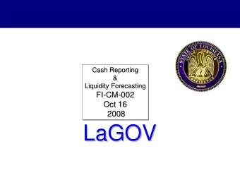 LaGOV  LaGOV  Agenda    Logistics, Ground Rules &amp; Introduction    Project Timeline