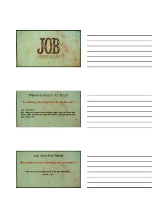 CONNECT  Deeper Friendships!    Deeper Faith!  Where Is God In All This?  Why F  y Frien  iendship