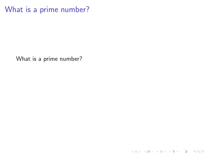 what is a prime number
