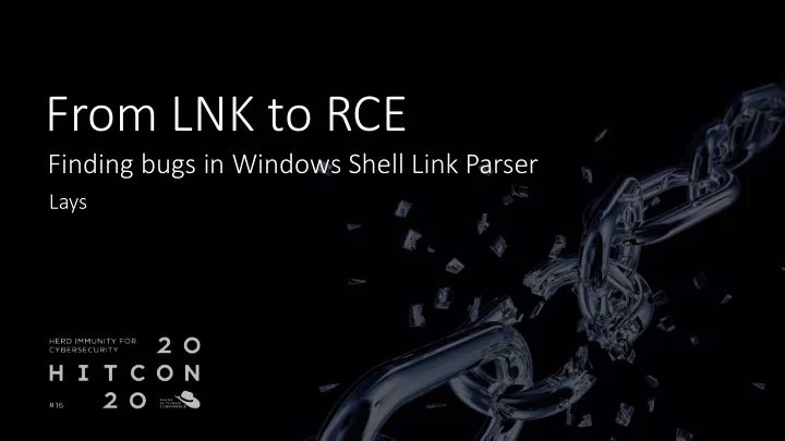 from lnk to rce