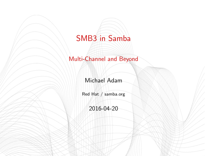 smb3 in samba