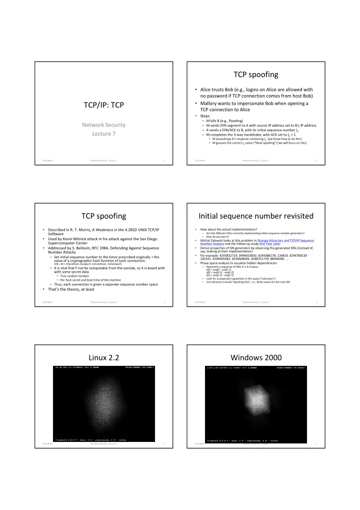 tcp spoofing