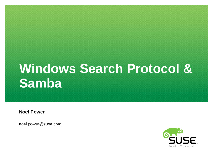 windows search protocol samba