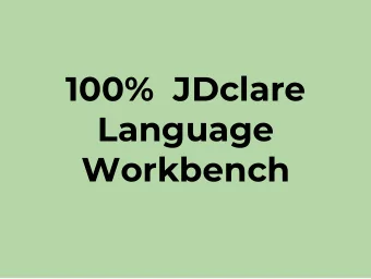 100%  JDclare  Language  Workbench  Software Factories  DSL Workbenches - PMW  DSL Workbenches -