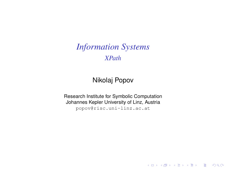 information systems