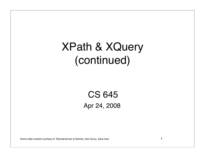 xpath xquery continued