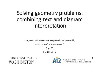 So  Solving    geometry    problems:      co  combining    text    and