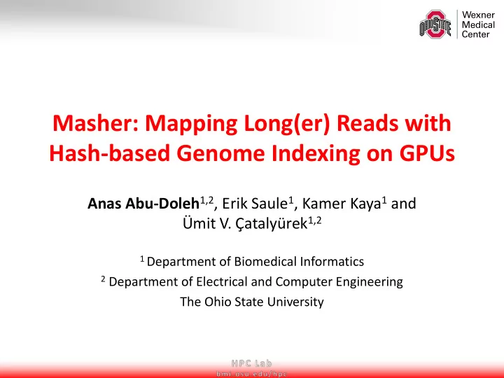 masher mapping long er reads with hash based genome
