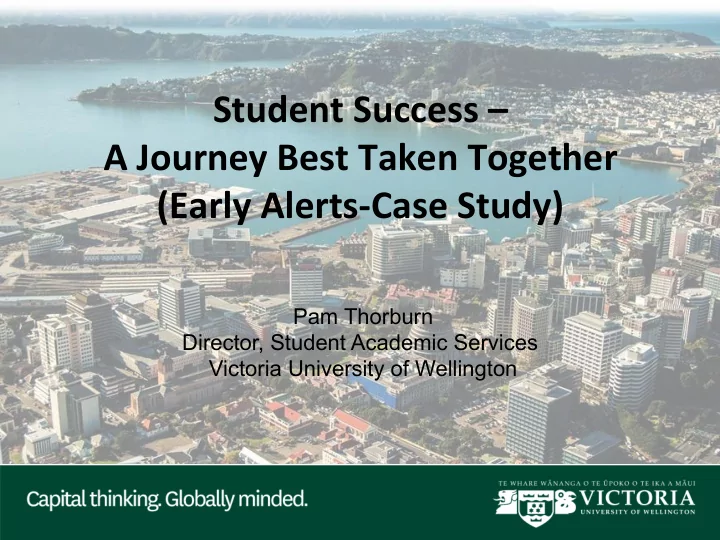 student success a journey best taken together early