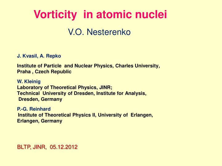 vorticity in atomic nuclei