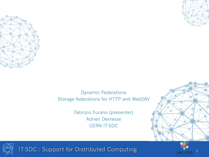 it sdc support for distributed computing