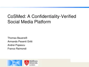 Social Media Platform  Thomas Bauerei  Armando Pesenti Gritti  Andrei Popescu  Franco Raimondi