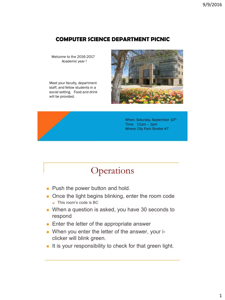 operations