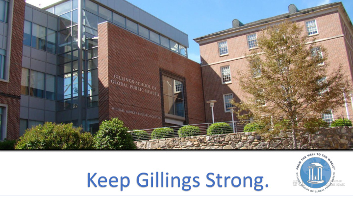 keep gillings strong where we re going next
