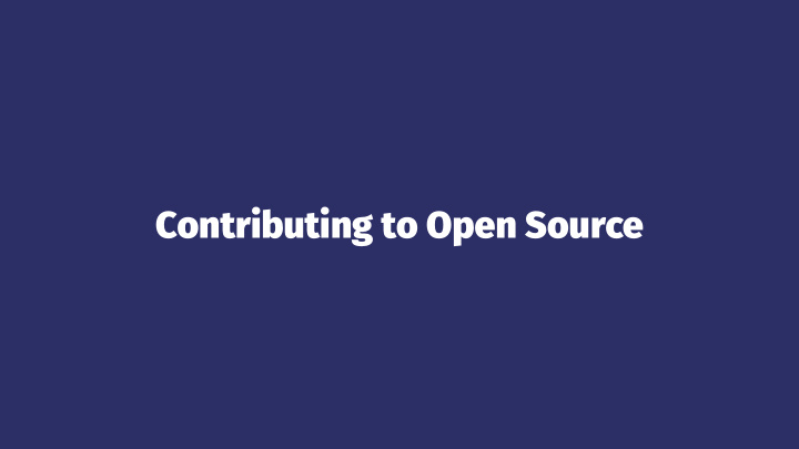 contributing to open source part 1 your expectations