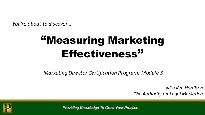 effectiveness