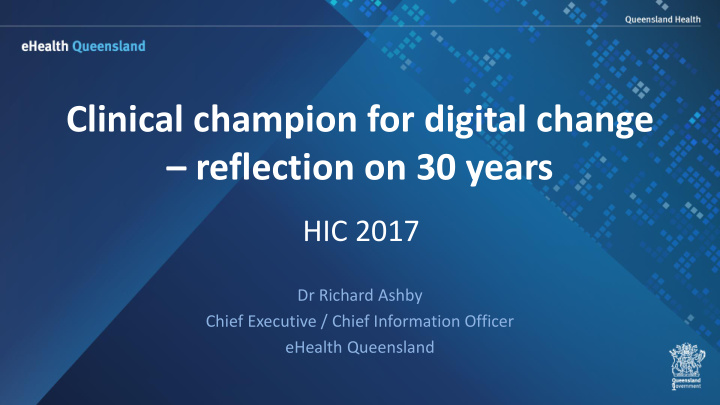 clinical champion for digital change