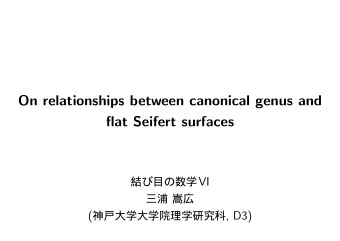On relationships between canonical genus and  flat Seifert surfaces  VI