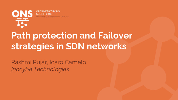 path protection and failover strategies in sdn networks