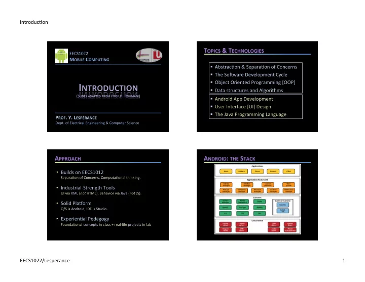 introduc on