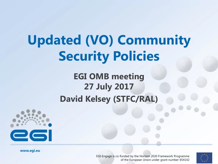 security policies
