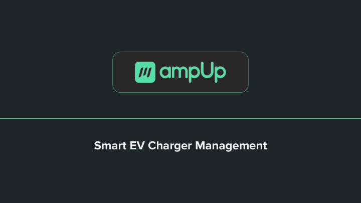smart ev charger management charging is tough