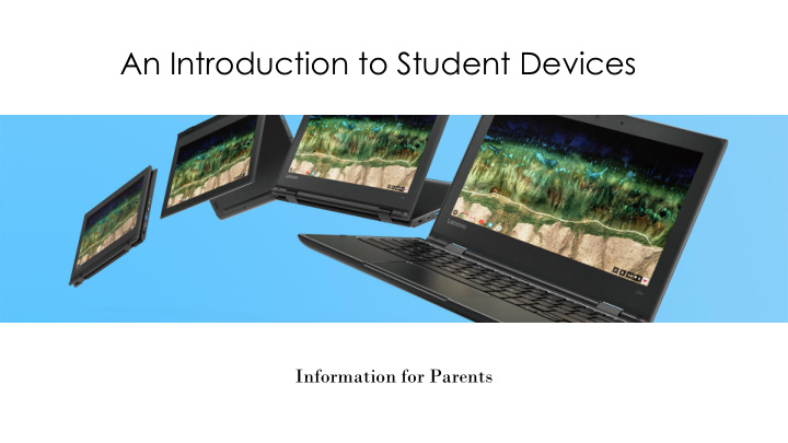 an introduction to student devices