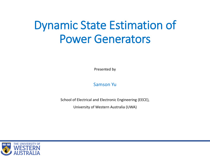 power generators